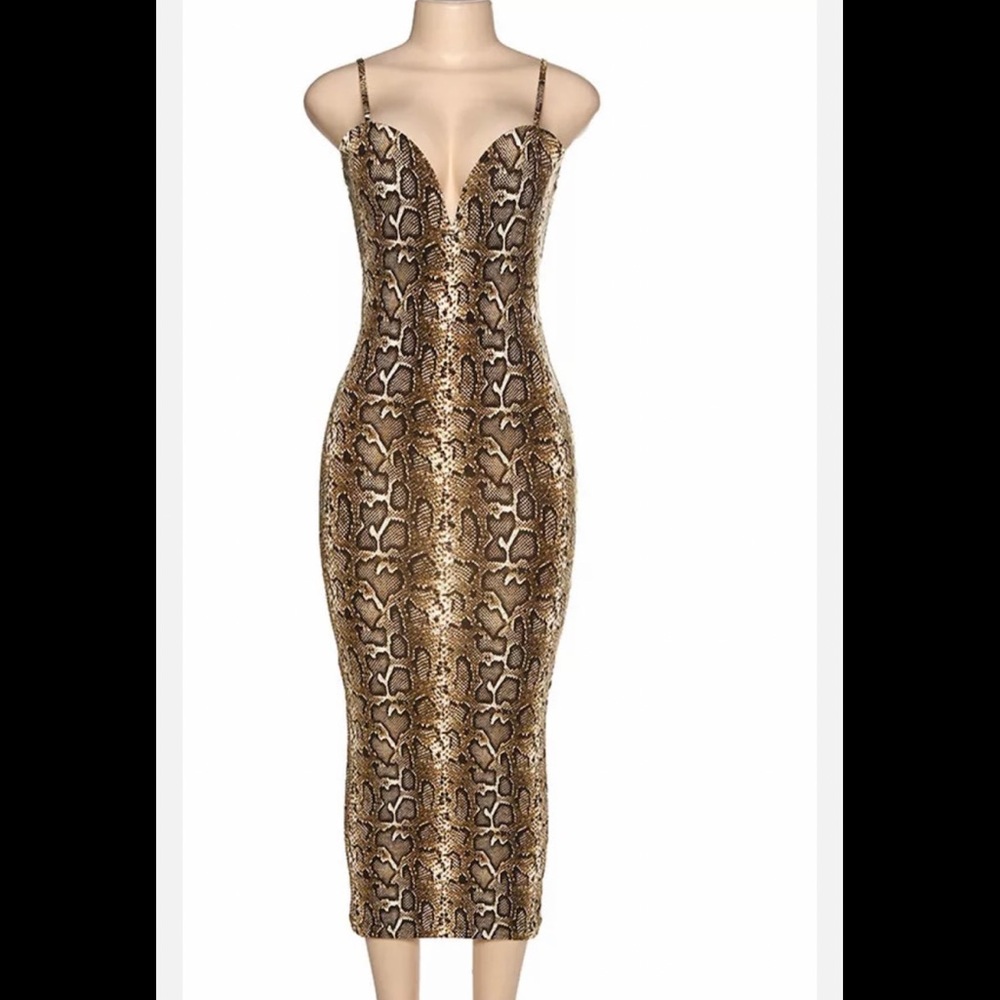 Snake print midi NEW